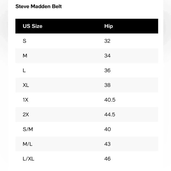 Steve Madden Multi-Loop Silver Black Faux Vegan Leather Belt Large NWT - Picture 7 of 10